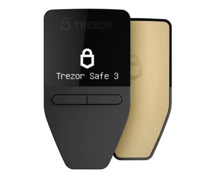 Portfel kryptowalut Trezor Safe 3 Solar Gold